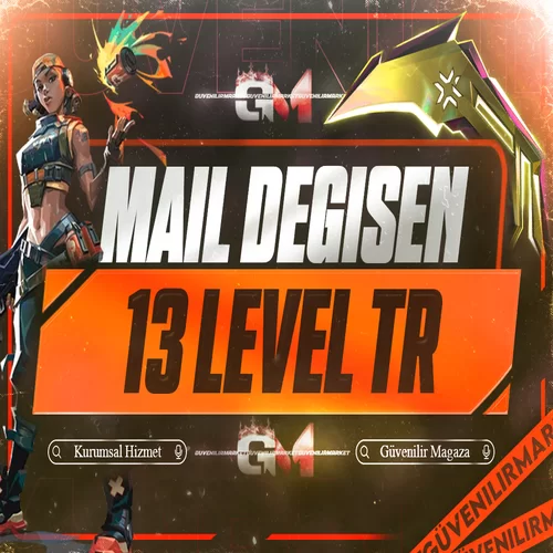 Valorant 13 Level TR Mail Değişen